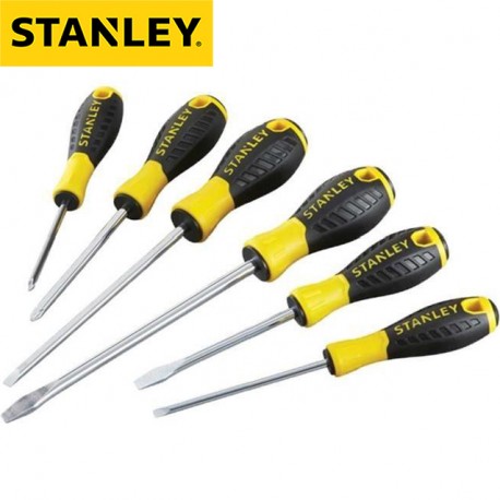 Jeu 6 tournevis STANLEY Essential GM