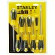 Jeu 8 tournevis STANLEY Essential