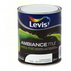 LEVIS AMBIANCE Mur extra mat Blanc Marbre 1L