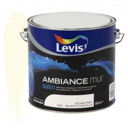LEVIS AMBIANCE Mur satin Blanc Coquille 2.5L
