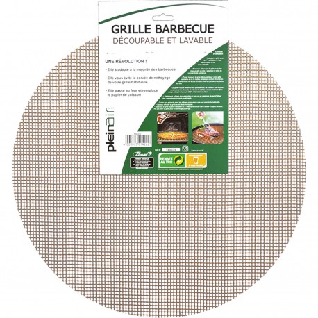 Grille de barbecue découpable et lavable