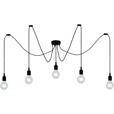 FIX Suspension araignée 5 lampes