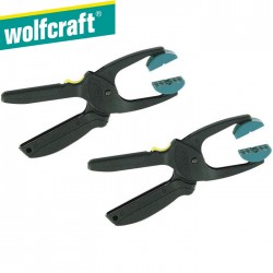 2 Pinces à cliquet WOLFCRAFT Quickfix S