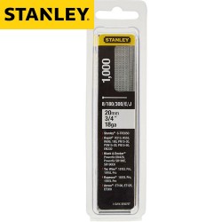 Pointes STANLEY Type J 20mm - 1000pcs