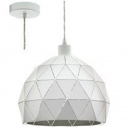 ROCAFORTE Suspension tôle 30cm - blanc