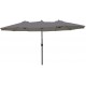Double parasol aluminium 450x270 - Gris