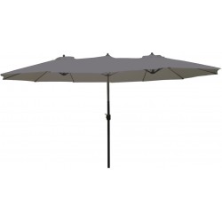 Double parasol aluminium 450x270 - Gris