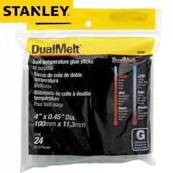 6 Bâtons colle STANLEY Dual Melt Ø12x101mm