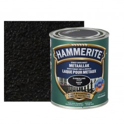 HAMMERITE laque satinée noir 0,75L