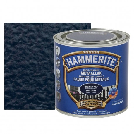 HAMMERITE brillant bleu foncé 0,25L