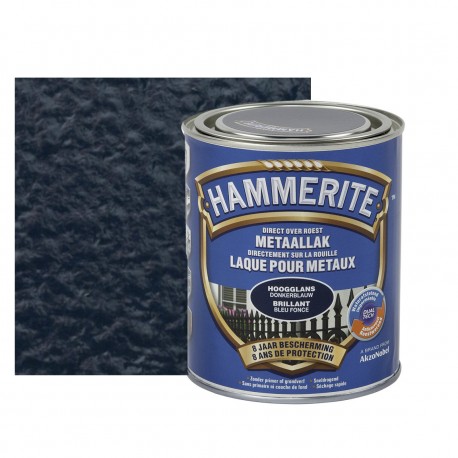 HAMMERITE brillant bleu foncé 0,75L
