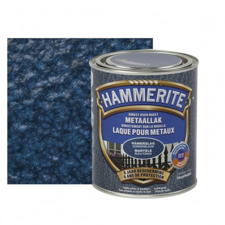 HAMMERITE martelé bleu foncé 0,25L