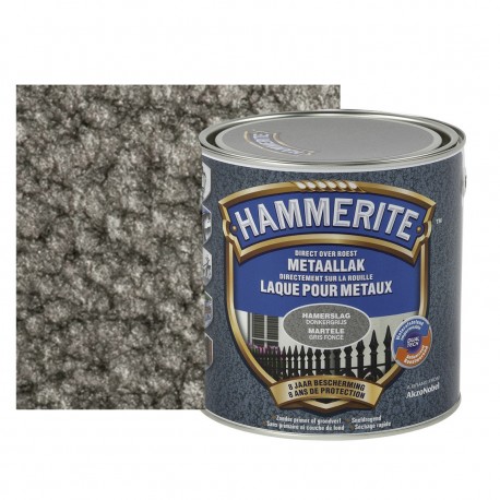 HAMMERITE martelé gris foncé 2,5L