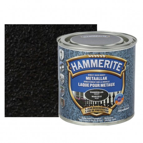 HAMMERITE martelé noir 0,25L