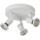 JASTER Plafonnier 3 spots LED blanc