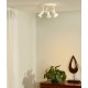 JASTER Plafonnier 3 spots LED blanc
