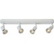 JASTER Barre 4 spots LED blanc