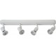 JASTER Barre 4 spots LED blanc