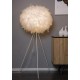 GOOSY Lampe sol trépied blanc