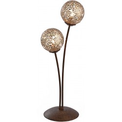 KRETA Lampe de table 2 boules