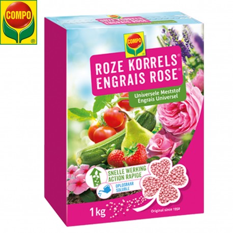 Engrais rose universel COMPO - 1Kg