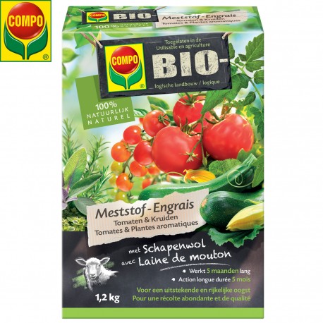COMPO Engrais bio tomates, aromates 1,2kg