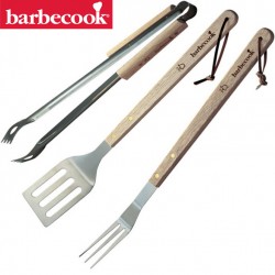 Set de 3 ustensiles pour barbecue