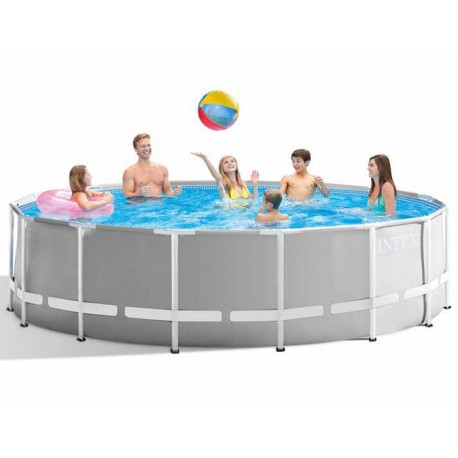 Piscine tubulaire INTEX Prism 457cm