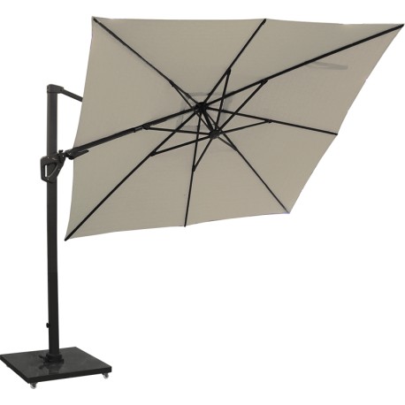 Parasol excentré PRESTIGE 1  3x3 Gris