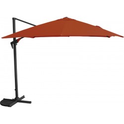 Parasol excentré PARIS 3x3 Terracotta