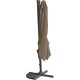Parasol excentré PARIS 3x3 Taupe