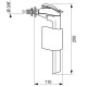 Robinet flotteur silencieux compact 3/8"