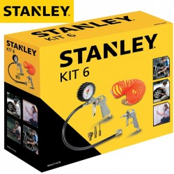 Kit 6 accessoires pneumatiques STANLEY