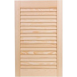 Porte Louvre pin massif 38x61cm