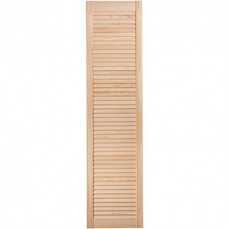 Porte Louvre pin massif 38x152 cm