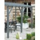 Pergola adossée pin traité 12m²