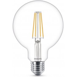 Ampoule Globe G95 LED PHILIPS Claire ~60W WW ND