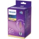 Ampoule Globe G95 LED PHILIPS Claire ~60W WW ND