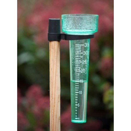 Pluviomètre pour jardin avec support en métal - Nature