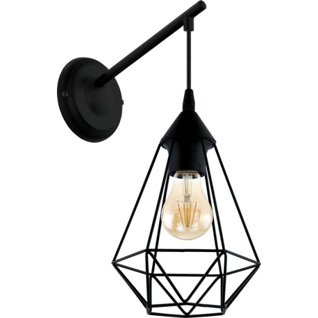 TARBES Applique murale Vintage noire
