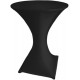 Housse pour table mange-debout noire
