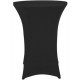 Housse pour table mange-debout noire