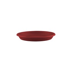 Soucoupe ronde PVC 13 rouge