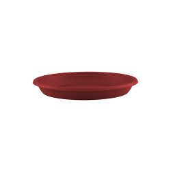 Soucoupe ronde PVC 15 rouge