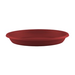 Soucoupe ronde PVC 26 rouge