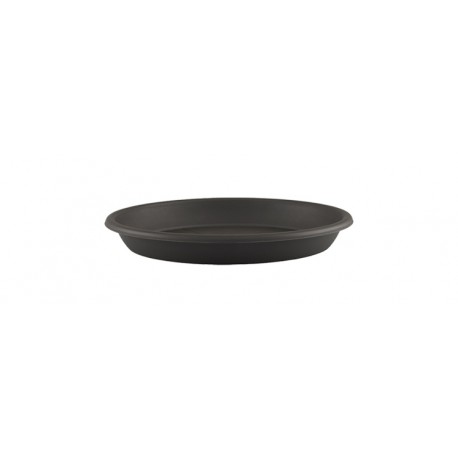 Soucoupe ronde PVC 13 anthracite