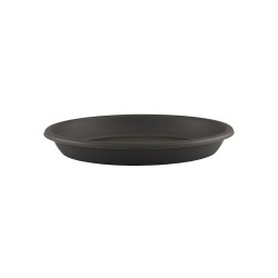 Soucoupe ronde PVC 18 anthracite