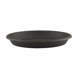 Soucoupe ronde PVC 26 anthracite