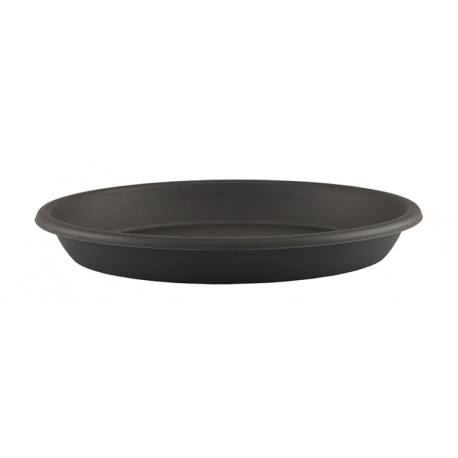 Soucoupe ronde PVC 26 anthracite