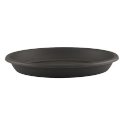 Soucoupe ronde PVC 30 anthracite